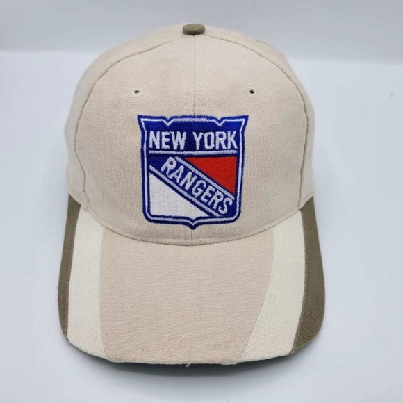 New York Rangers Vintage Twins Snapback Hat - Picture 2 of 3